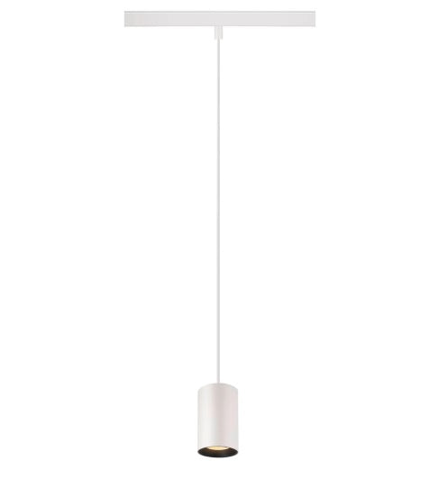8.7W(690Lm) 48V DALI 2 NUMINOS® XS iekarams sliežu gaismeklis, IP20, matēts balts/matēts melns, dimmējams, silti balta gaisma 3000K