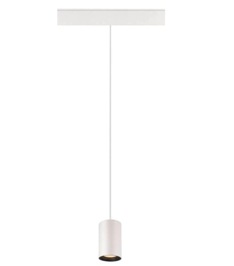 8.7W(690Lm) 48V DALI 2 NUMINOS® XS iekarams sliežu gaismeklis, IP20, matēts balts/matēts melns, dimmējams, silti balta gaisma 3000K