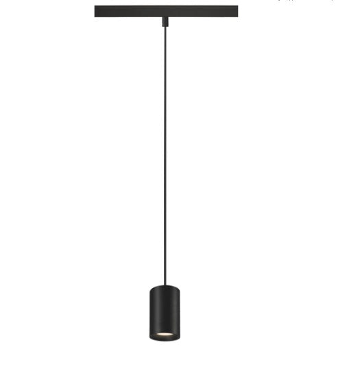 8.7W(720Lm) 48V DALI 2 NUMINOS® XS track luminaire, IP20, matt black, dimmable, neutral white 4000K