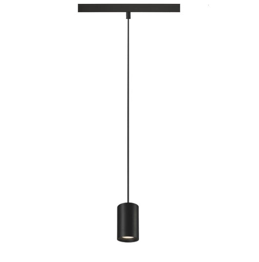 8.7W(700Lm) 48V DALI 2 NUMINOS® XS track luminaire, IP20, matt black, dimmable, neutral white 4000K