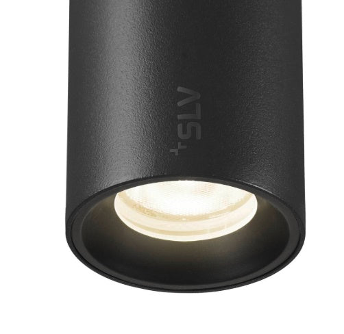 8.7W(710Lm) 48V DALI 2 NUMINOS® XS track luminaire, IP20, matt black, dimmable, neutral white 4000K