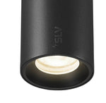 8.7W(710Lm) 48V DALI 2 NUMINOS® XS iekarams sliežu gaismeklis, IP20, matēts melns, dimmējams, neitrāli balta gaisma 4000K