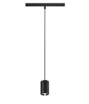 8.7W(740Lm) 48V DALI 2 NUMINOS® XS track luminaire, IP20, matt black/gloss chrome, dimmable, neutral white 4000K