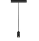 8.7W(740Lm) 48V DALI 2 NUMINOS® XS track luminaire, IP20, matt black/gloss chrome, dimmable, neutral white 4000K