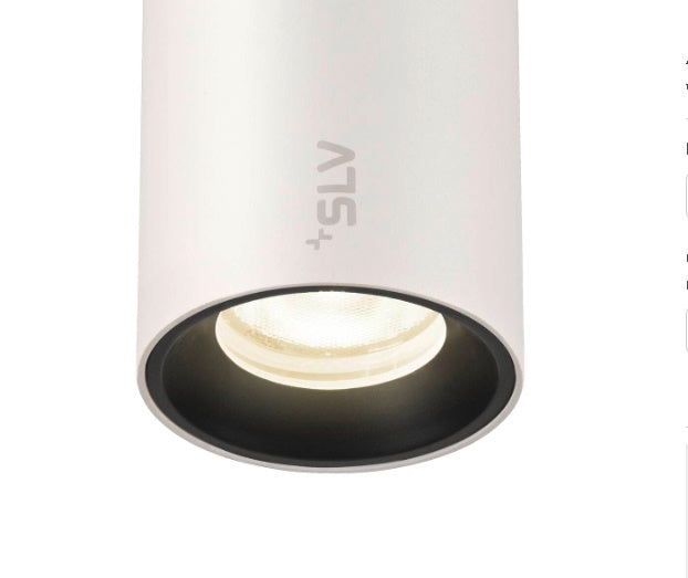 8.7W(720Lm) 48V DALI 2 NUMINOS® XS track luminaire, IP20, matt black/matt white, dimmable, neutral white 4000K