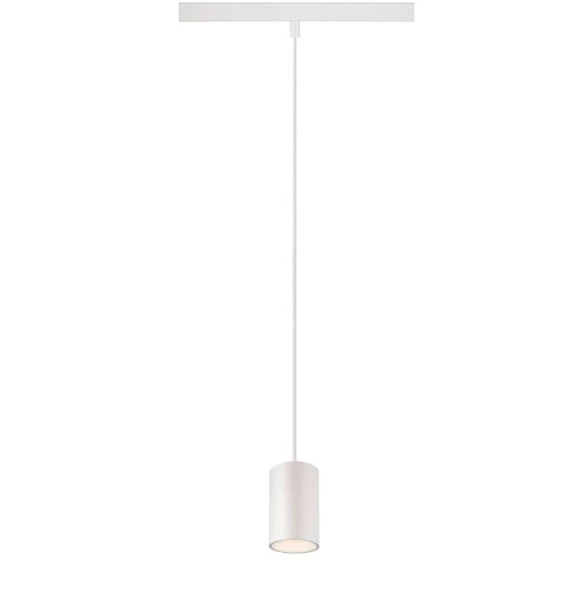 8.7W(750Lm) 48V DALI 2 NUMINOS® XS track luminaire, IP20, matt white, dimmable, neutral white 4000K