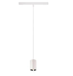 8.7W(750Lm) 48V DALI 2 NUMINOS® XS iekarams sliežu gaismeklis, IP20, matēts balts/glancēts hroms, dimmējams, neitrāli balta gaisma 4000K