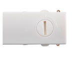 8.7W(750Lm) 48V DALI 2 NUMINOS® XS iekarams sliežu gaismeklis, IP20, matēts balts/glancēts hroms, dimmējams, neitrāli balta gaisma 4000K