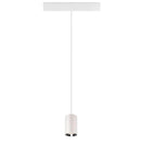 8.7W(730Lm) 48V DALI 2 NUMINOS® XS track luminaire, IP20, matt white/gloss chrome, dimmable, neutral white 4000K