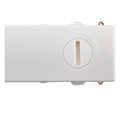 8.7W(730Lm) 48V DALI 2 NUMINOS® XS track luminaire, IP20, matt white/gloss chrome, dimmable, neutral white 4000K