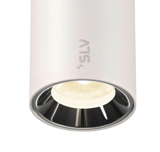 8.7W(740Lm) 48V DALI 2 NUMINOS® XS track luminaire, IP20, brushed chrome, dimmable, neutral white 4000K