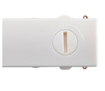 8.7W(740Lm) 48V DALI 2 NUMINOS® XS iekarams sliežu gaismeklis, IP20,matēts b alts/glancēts hroms, dimmējams, neitrāli balta gaisma 4000K