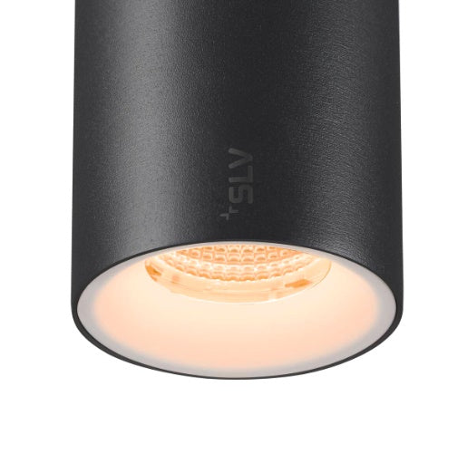 16W(1030Lm) 48V DALI 2 NUMINOS® S iekarams sliežu gaismeklis, IP20, matēts balts/matēts melns, dimmējams, silti balta gaisma 2700K