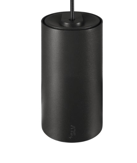 16W(1030Lm) 48V DALI 2 NUMINOS® S iekarams sliežu gaismeklis, IP20, matēts melns, dimmējams, silti balta gaisma 3000K