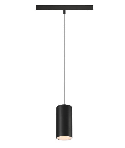 16W(1120Lm) 48V DALI 2 NUMINOS® S iekarams sliežu gaismeklis, IP20, matēts melns/matēts balts, dimmējams, silti balta gaisma 3000K