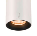 16W(1000Lm) 48V DALI 2 NUMINOS® S iekarams sliežu gaismeklis, IP20, matēts balts/matēts melns, dimmējams, silti balta gaisma 2700K