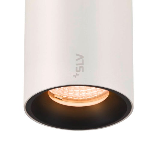 16W(1000Lm) 48V DALI 2 NUMINOS® S iekarams sliežu gaismeklis, IP20, matēts balts/matēts melns, dimmējams, silti balta gaisma 2700K