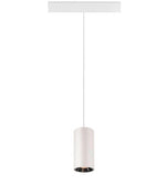 16W(960Lm) 48V DALI 2 NUMINOS® S iekarams sliežu gaismeklis, IP20, matēts balts/glancēts hroms, dimmējams, silti balta gaisma 2700K