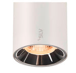 16W(960Lm) 48V DALI 2 NUMINOS® S iekarams sliežu gaismeklis, IP20, matēts balts/glancēts hroms, dimmējams, silti balta gaisma 2700K