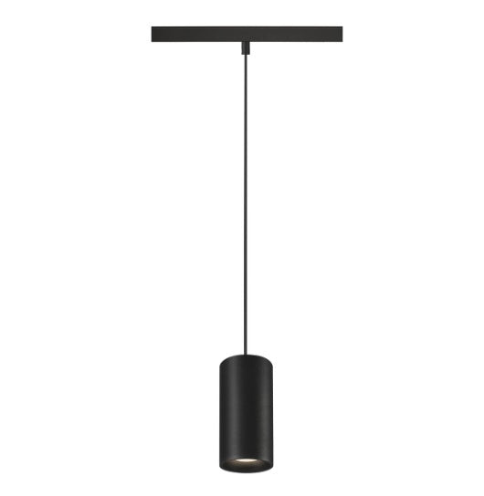 16W(1280Lm) 48V DALI 2 NUMINOS® S iekarams sliežu gaismeklis, IP20, matēts melns, dimmējams, neitrāli balta gaisma 4000K