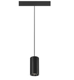 16W(1350Lm) 48V DALI 2 NUMINOS® S iekarams sliežu gaismeklis, IP20, matēts melns/glancēts hroms, dimmējams, neitrāli balta gaisma 4000K