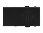 16W(1350Lm) 48V DALI 2 NUMINOS® S iekarams sliežu gaismeklis, IP20, matēts melns/glancēts hroms, dimmējams, neitrāli balta gaisma 4000K