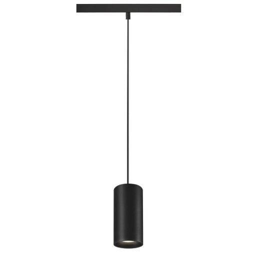 16W(1150Lm) 48V DALI 2 NUMINOS® S iekarams sliežu gaismeklis, IP20, matēts melns, dimmējams, neitrāli balta gaisma 4000K