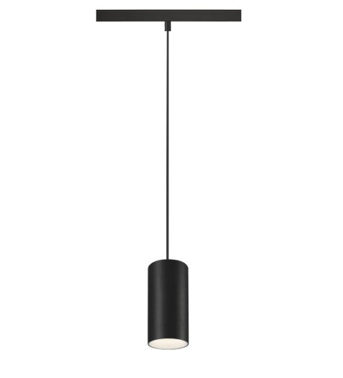 16W(1230Lm) 48V DALI 2 NUMINOS® S track luminaire, IP20, matt black/matt white, dimmable, neutral white 4000K