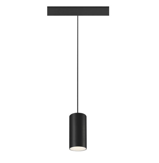 16W(1230Lm) 48V DALI 2 NUMINOS® S iekarams sliežu gaismeklis, IP20, matēts melns/matēts balts, dimmējams, neitrāli balta gaisma 4000K