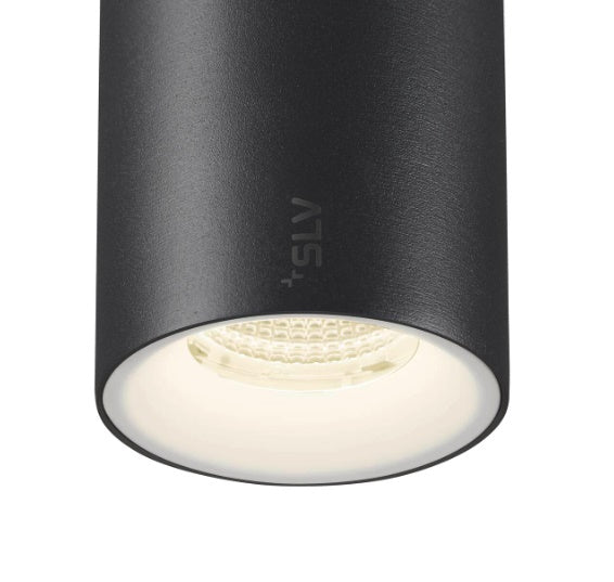 16W(1230Lm) 48V DALI 2 NUMINOS® S iekarams sliežu gaismeklis, IP20, matēts melns/matēts balts, dimmējams, neitrāli balta gaisma 4000K