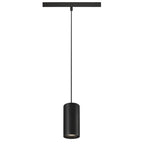 16W(1130Lm) 48V DALI 2 NUMINOS® S iekarams sliežu gaismeklis, IP20, matēts melns, dimmējams, neitrāli balta gaisma 4000K
