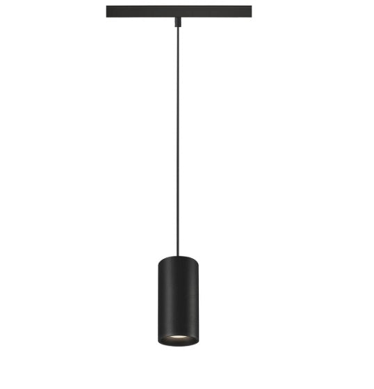 16W(1130Lm) 48V DALI 2 NUMINOS® S iekarams sliežu gaismeklis, IP20, matēts melns, dimmējams, neitrāli balta gaisma 4000K