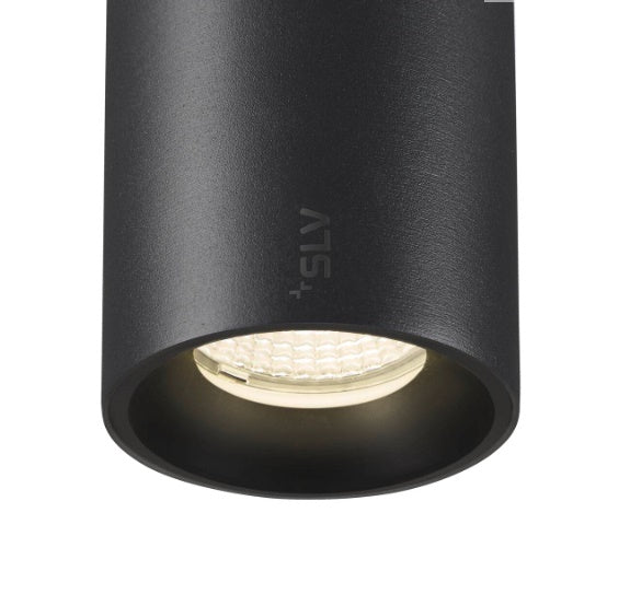 16W(1130Lm) 48V DALI 2 NUMINOS® S track luminaire, IP20, matt black, dimmable, neutral white 4000K