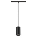 16W(1170Lm) 48V DALI 2 NUMINOS® S track luminaire, IP20, matt black/gloss chrome, dimmable, neutral white 4000K