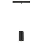 16W(1200Lm) 48V DALI 2 NUMINOS® S iekarams sliežu gaismeklis, IP20, matēts melns/glancēts hroms, dimmējams, neitrāli balta gaisma 4000K