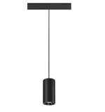 16W(1200Lm) 48V DALI 2 NUMINOS® S iekarams sliežu gaismeklis, IP20, matēts melns/glancēts hroms, dimmējams, neitrāli balta gaisma 4000K