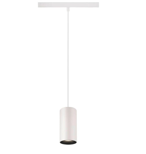 16W(1280Lm) 48V DALI 2 NUMINOS® S iekarams sliežu gaismeklis, IP20, matēts balts/matēts melns, dimmējams, neitrāli balta gaisma 4000K