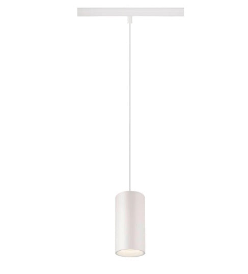 16W(1350Lm) 48V DALI 2 NUMINOS® S track luminaire, IP20, matt white, dimmable, neutral white light 4000K