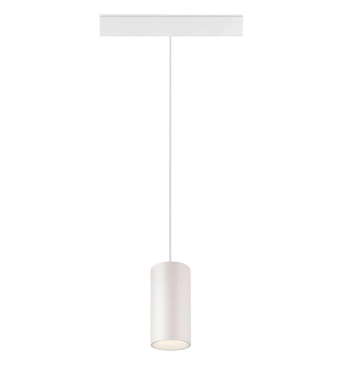 16W(1350Lm) 48V DALI 2 NUMINOS® S track luminaire, IP20, matt white, dimmable, neutral white light 4000K