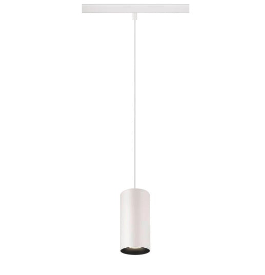 16W(1150Lm) 48V DALI 2 NUMINOS® S iekarams sliežu gaismeklis, IP20,matēts balts/matēts melns, dimmējams, neitrāli balta gaisma 4000K