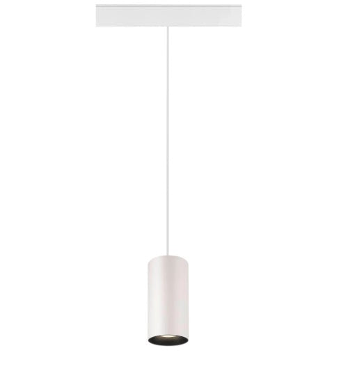 16W(1150Lm) 48V DALI 2 NUMINOS® S track luminaire, IP20, matt white/matt black, dimmable, neutral white 4000K