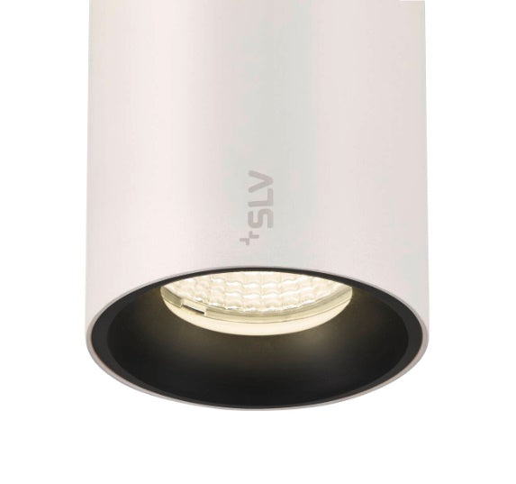 16W(1150Lm) 48V DALI 2 NUMINOS® S iekarams sliežu gaismeklis, IP20,matēts balts/matēts melns, dimmējams, neitrāli balta gaisma 4000K