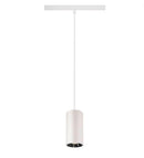 16W(1200Lm)48V DALI 2 NUMINOS® S track luminaire, IP20, matt white/gloss chrome, dimmable, neutral white 4000K