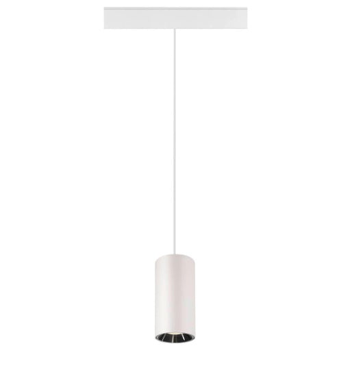 16W(1350Lm) 48V DALI 2 NUMINOS® S track luminaire, IP20, matt white/gloss chrome, dimmable, neutral white 4000K