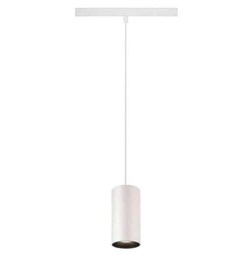 16W(1130Lm) 48V DALI 2 NUMINOS® S track luminaire, IP20, matt black/matt white, dimmable, neutral white 4000K