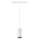 16W(1170Lm) 48V DALI 2 NUMINOS® S iekarams sliežu gaismeklis, IP20, matēts balts/glancēts hroms, dimmējams, neitrāli balta gaisma 4000K