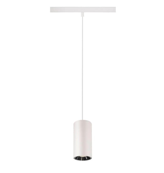 16W(1170Lm) 48V DALI 2 NUMINOS® S iekarams sliežu gaismeklis, IP20, matēts balts/glancēts hroms, dimmējams, neitrāli balta gaisma 4000K