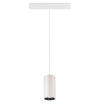 16W(1170Lm) 48V DALI 2 NUMINOS® S iekarams sliežu gaismeklis, IP20, matēts balts/glancēts hroms, dimmējams, neitrāli balta gaisma 4000K