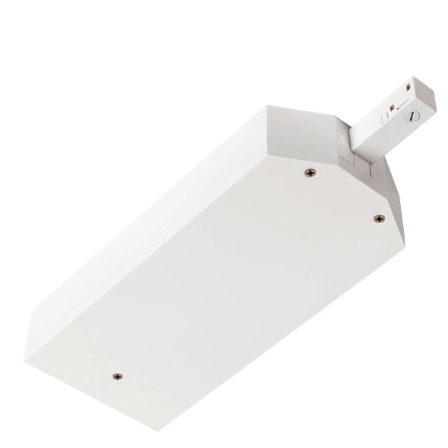 DALI 48V TRACK transformatora korpuss ar kreisās puses barošanu, matēti balta