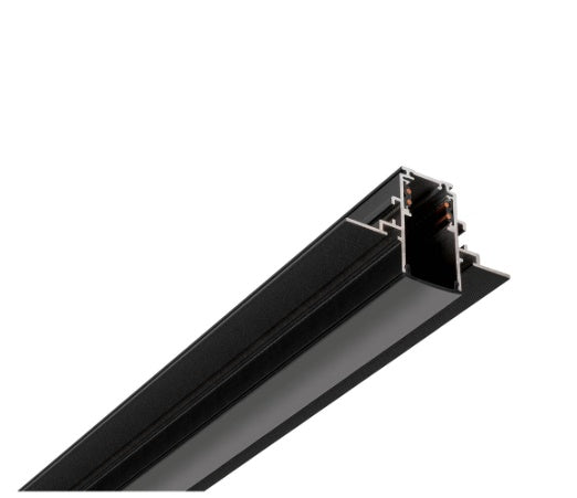 48V TRACK non-electric cover rail 2m black